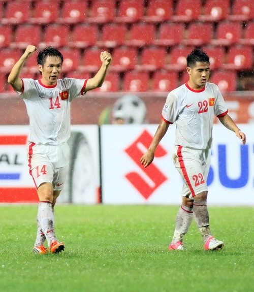 Bàn thắng của Tấn Tài không thể giúp Việt Nam giành được 3 điểm trước Myanmar.